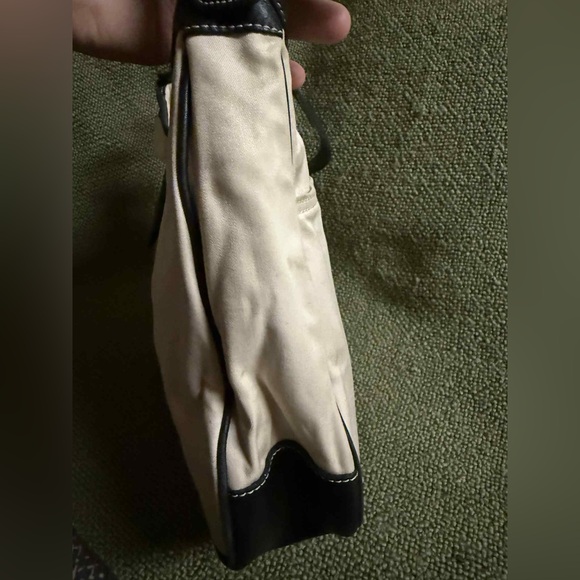 Vintage coach Black and Cream Women's Bag - Picture 5 of 14